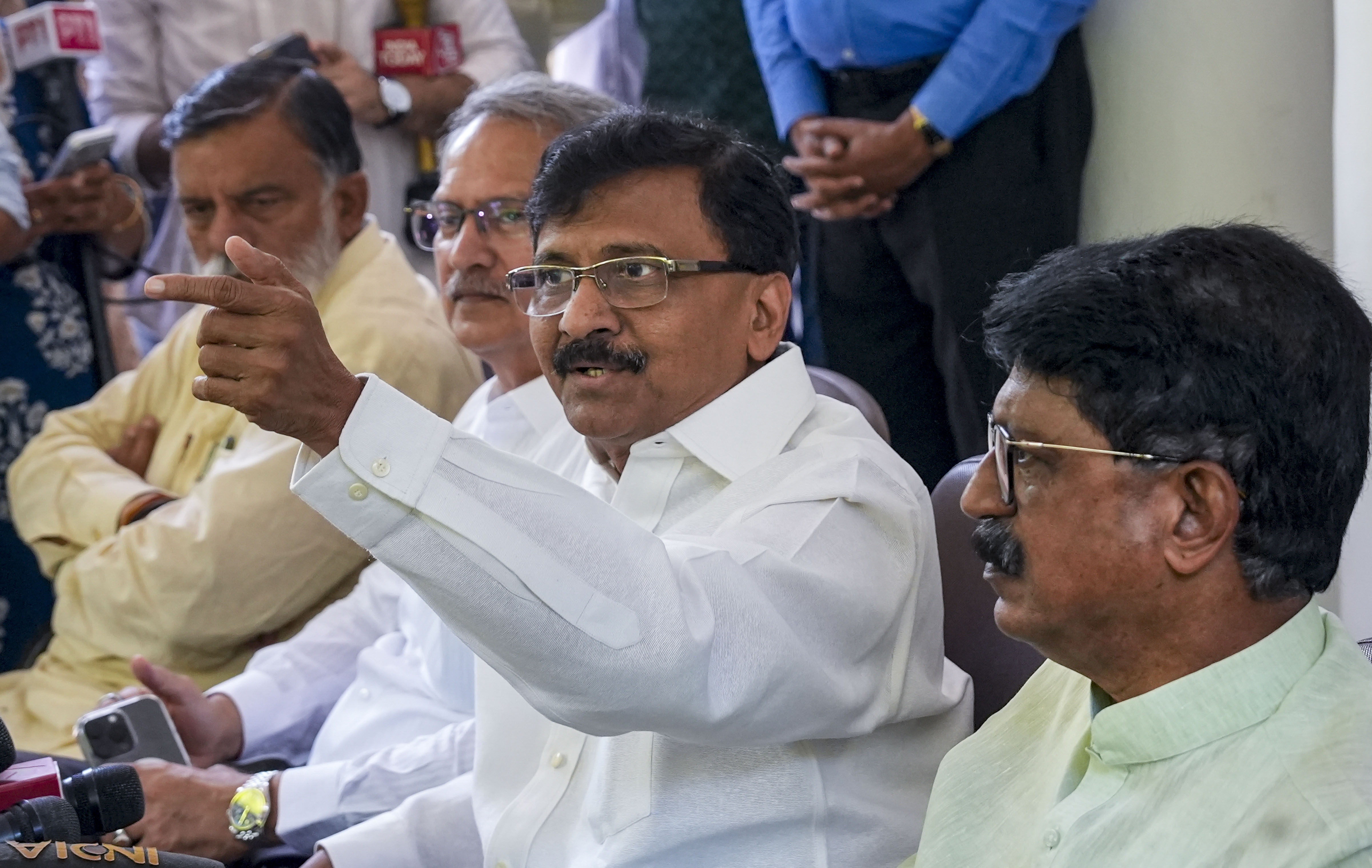 Shiv Sena (UBT) Leader Sanjay Raut Claims Bid To Lure MPs With Rs 50 Cr