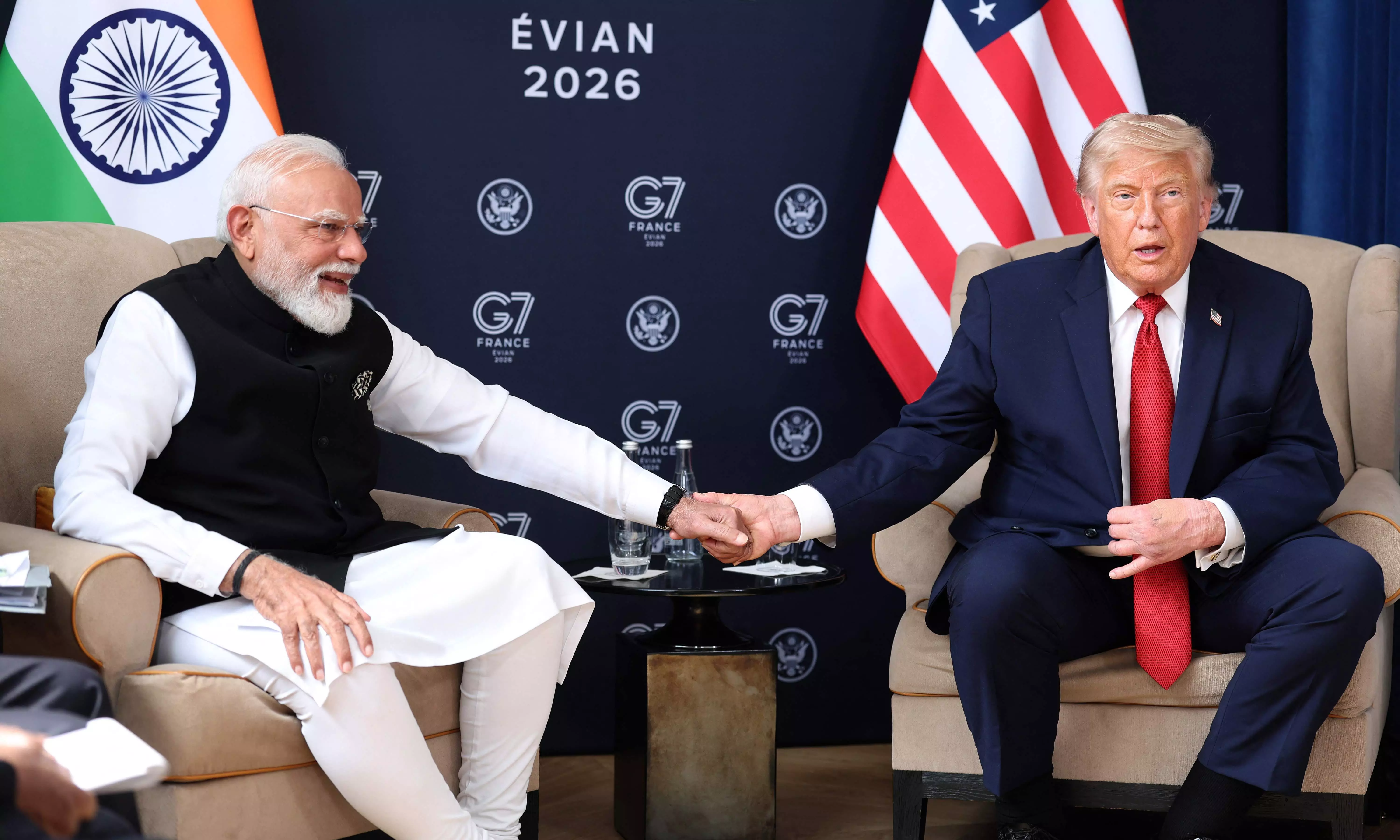 ‘He Is Like an Angel, Very Tough Negotiator’: Trump Praises Modi on G7 Sidelines ‘He Is Like an Angel, Very Tough Negotiator’: Trump Praises Modi on G7 Sidelines