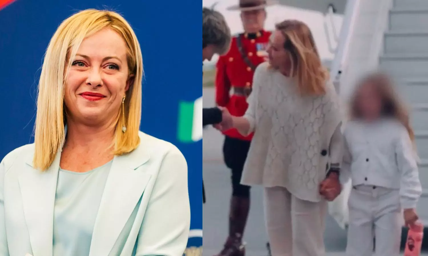 Meloni Arrives at G7 Summit with Daughter Ginevra, Wins Hearts Online Meloni Arrives at G7 Summit with Daughter Ginevra, Wins Hearts Online