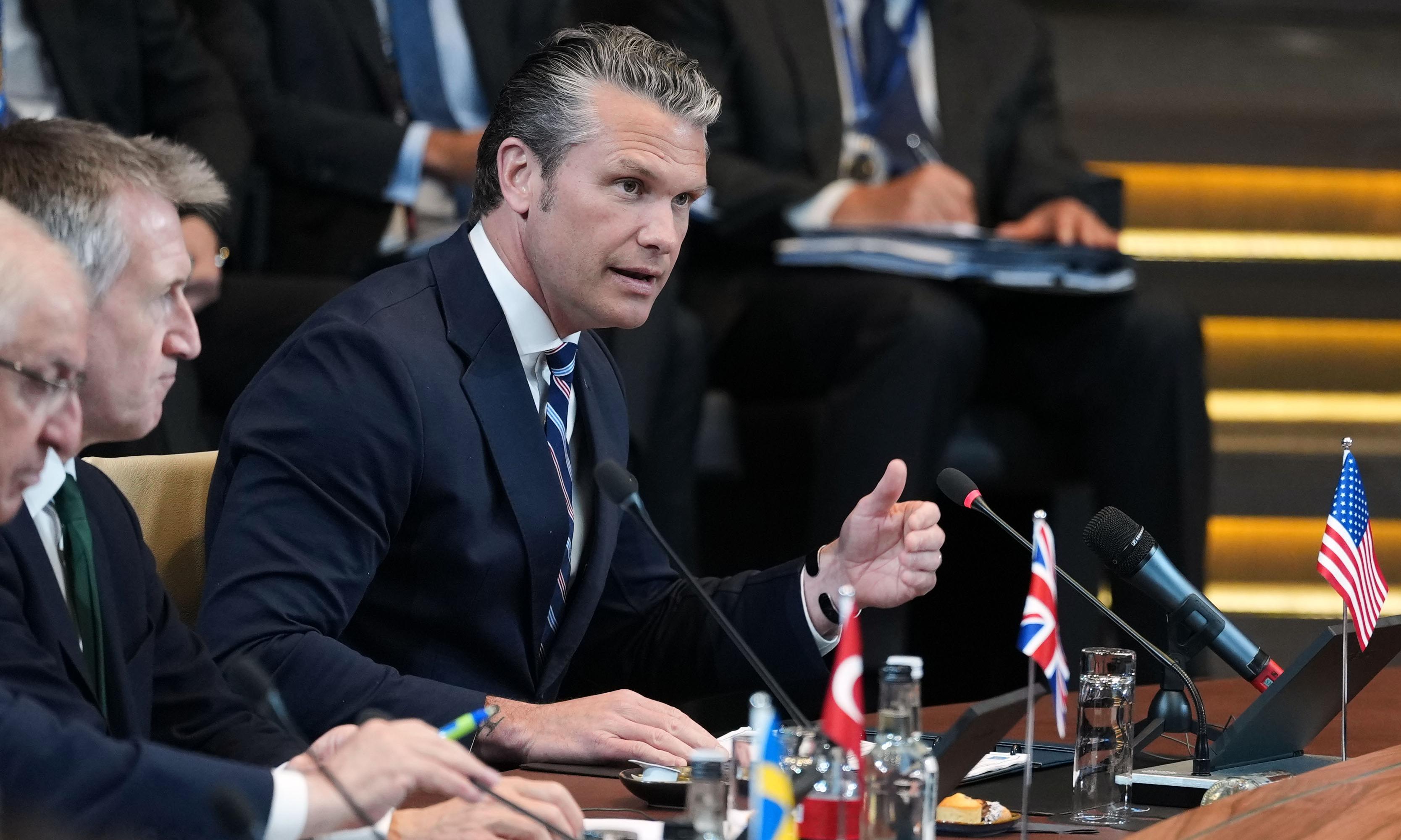 Hegseth Criticises NATO Allies , Signals Review of US Forces in Europe