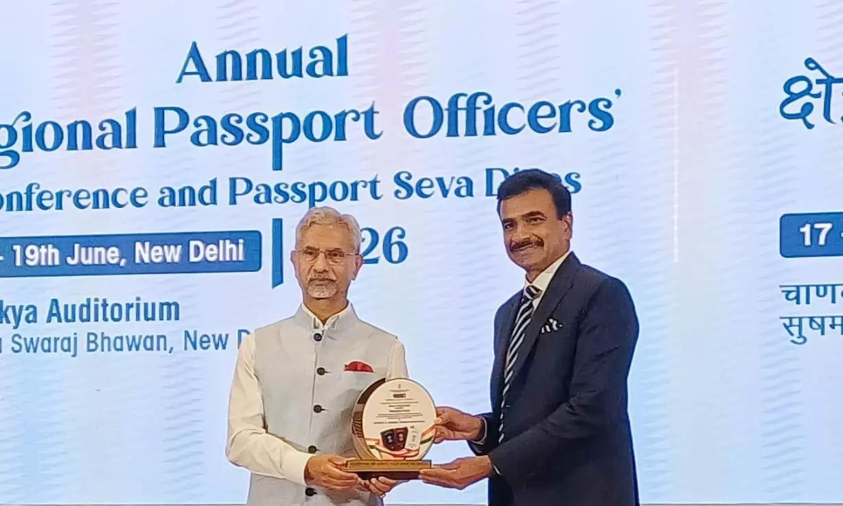 Telangana Police Bags National Award For Excellence In Passport Verification Telangana Police Bags National Award For Excellence In Passport Verification
