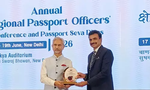 Telangana Police Bags National Award For Excellence In Passport Verification Telangana Police Bags National Award For Excellence In Passport Verification