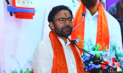 Kishan Reddy slams BRS, Cong govts over negligence, misuse of Singrareni Collieries funds Kishan Reddy slams BRS, Cong govts over negligence, misuse of Singrareni Collieries funds