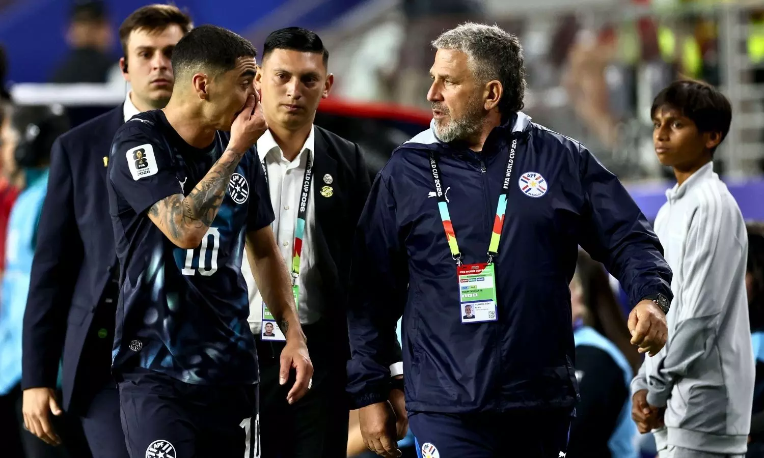Paraguay Ace Almiron Becomes First Player Sent Off for Mouth Covering Paraguay Ace Almiron Becomes First Player Sent Off for Mouth Covering