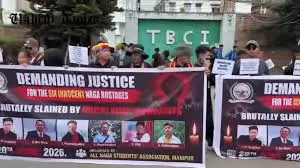Massive Peace Protest Held In Imphal Demanding Justice For 6 Naga Civilians Killed In Manipur Massive Peace Protest Held In Imphal Demanding Justice For 6 Naga Civilians Killed In Manipur