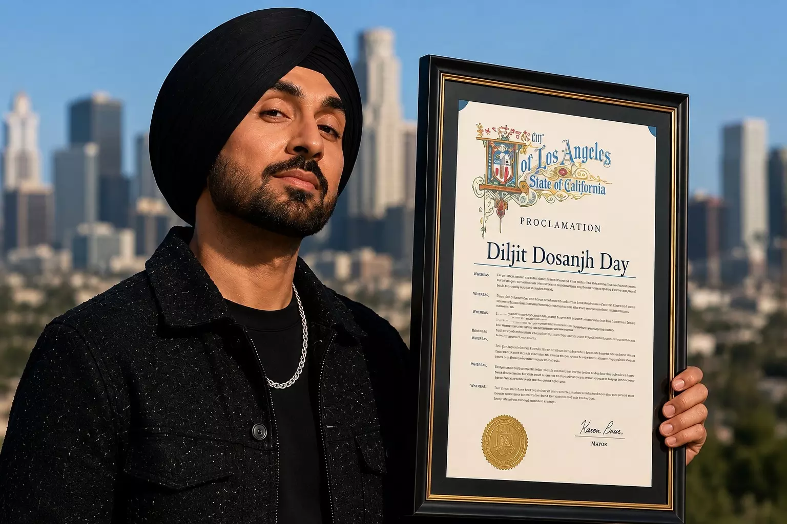 LA Declares ‘Diljit Dosanjh Day’ LA Declares ‘Diljit Dosanjh Day’