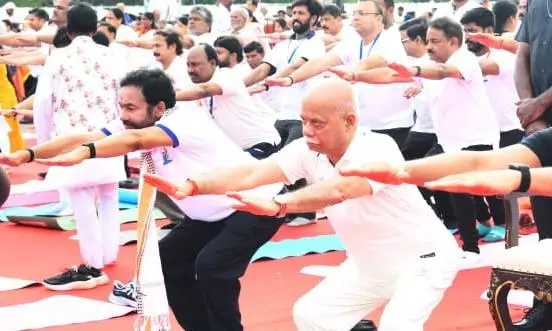 Governor Emphasises Significance of Yoga as a Way of Life Governor Emphasises Significance of Yoga as a Way of Life