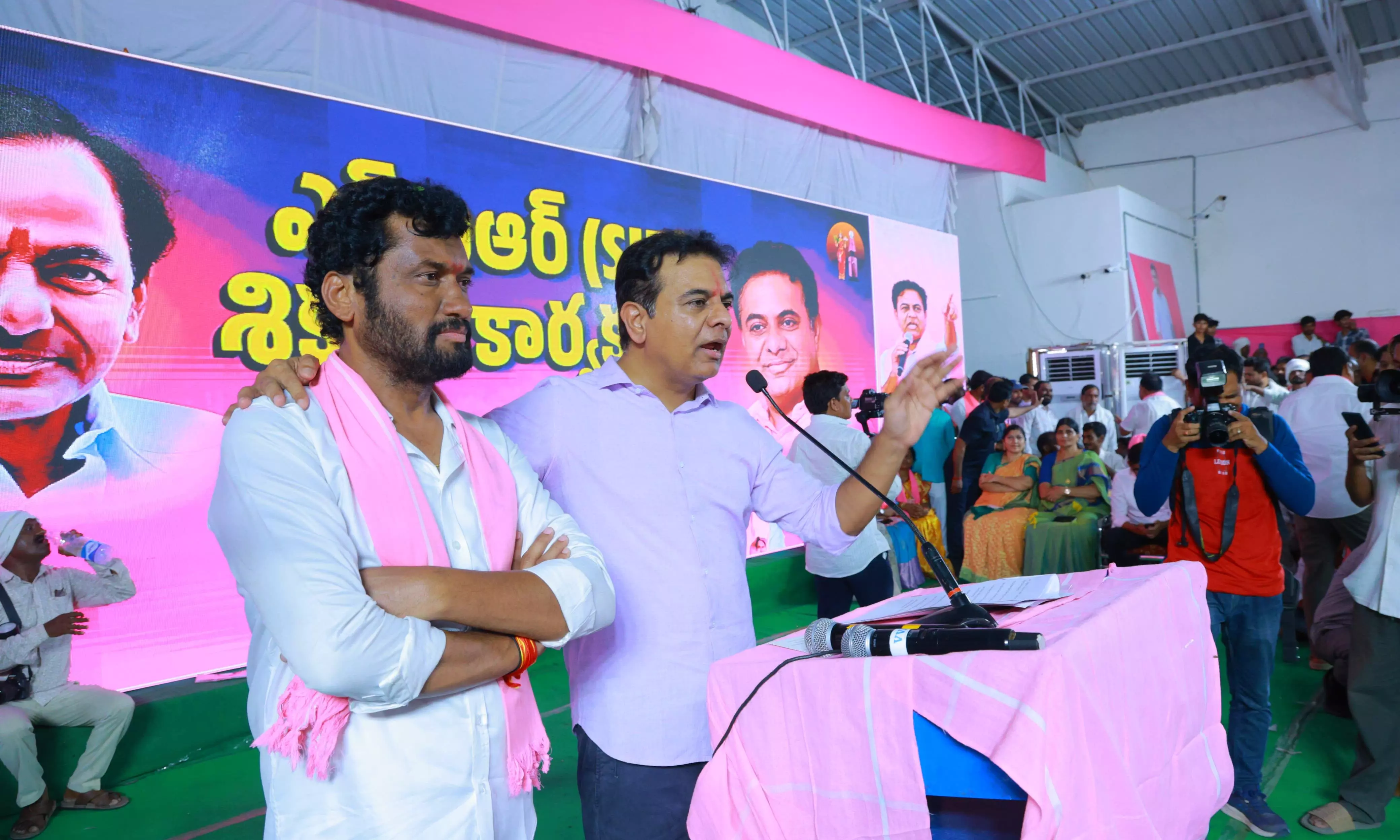 KTR Tells BLA-2 Agents To Protect BRS Votes In SIR KTR Tells BLA-2 Agents To Protect BRS Votes In SIR
