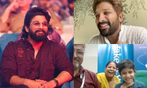 Allu Arjun’s Heartwarming Gesture Leaves Young Fan Overjoyed