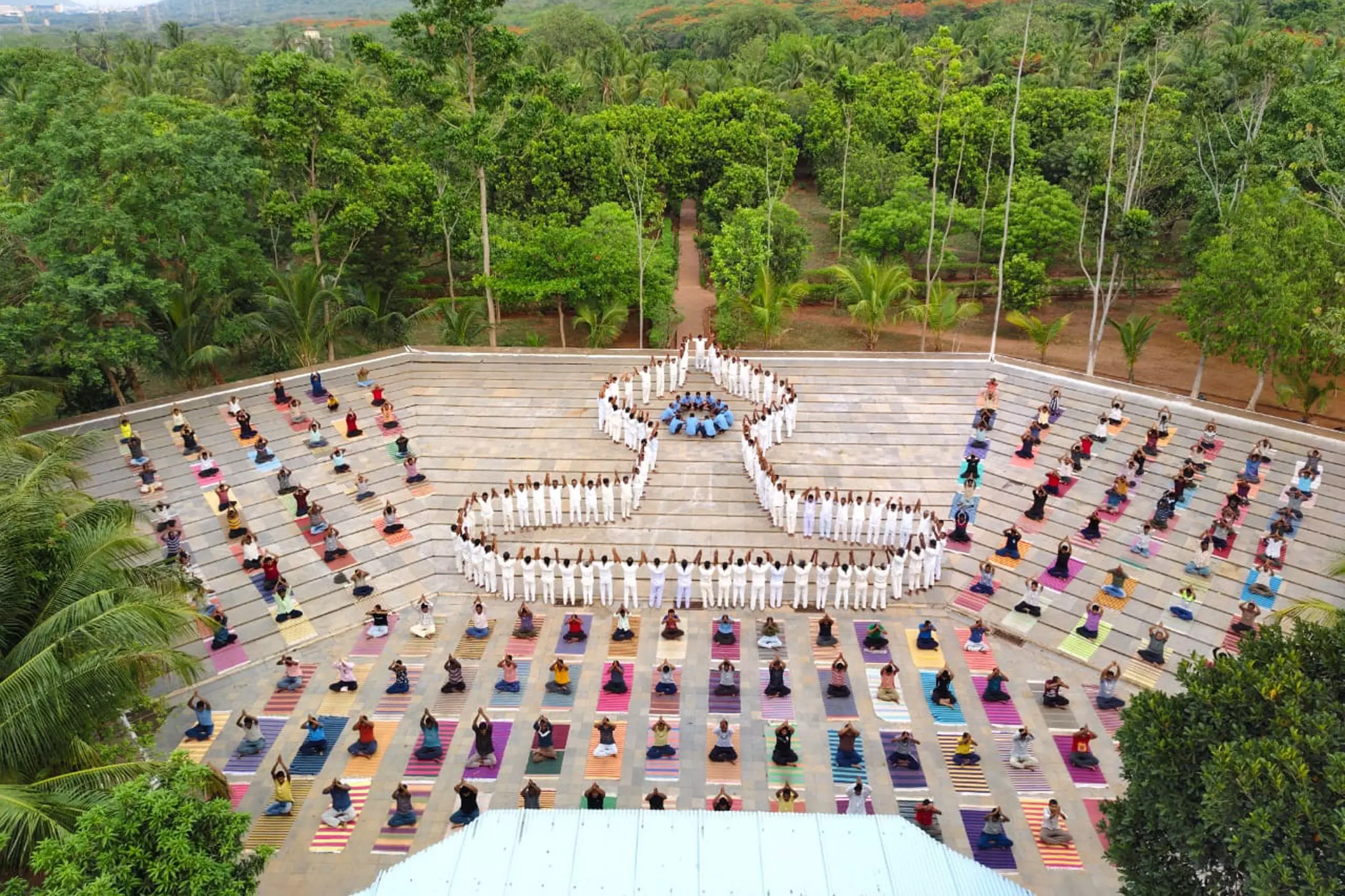 1,200 Inmates Perform Yoga At Vizag Jail 1,200 Inmates Perform Yoga At Vizag Jail