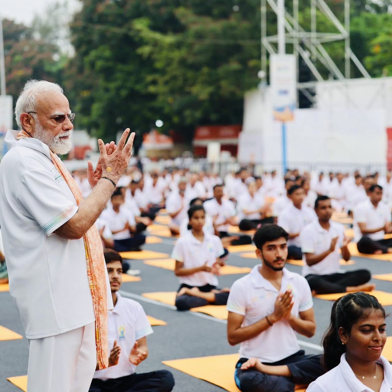 The PM observed, “In India, we have seen it as an expression of the human spirit with consciousness. That is why this year's theme has been made: Yoga for healthy aging. We can stay healthy, active and youthful despite aging. Yoga shows us the way for this. When we speak for Yoga for healthy aging, it means that we can work to ensure Age does not reduce human potential. Yoga can help human life to aspire for constant growth”