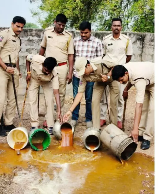 Excise Special Drive Nets 841 Cases, 651 Arrests Across Telangana Excise Special Drive Nets 841 Cases, 651 Arrests Across Telangana