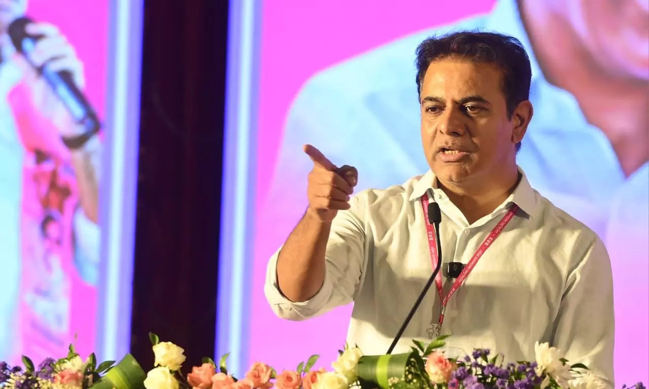 Telangana: Revanth Worse Than A Broker, Follows BJP Govt Diktats: KTR Telangana: Revanth Worse Than A Broker, Follows BJP Govt Diktats: KTR