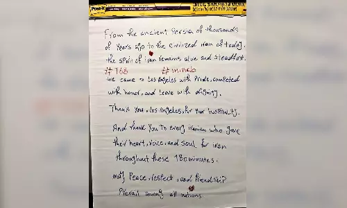 ‘Civilized’ Iran Leaves Locker Room Note After World Cup Game in USA