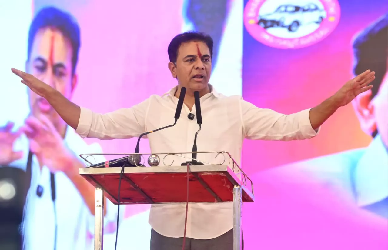 GRMB Meeting: Agitation if Telanganas Water Rights Are Given Up, Warns KTR GRMB Meeting: Agitation if Telanganas Water Rights Are Given Up, Warns KTR