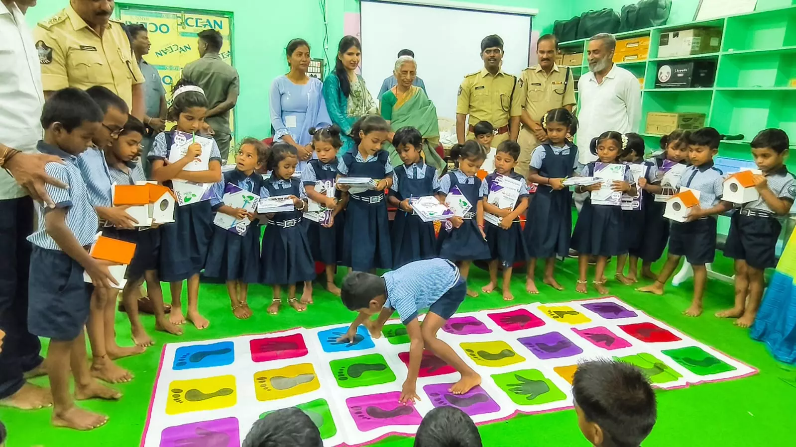 Discover Anantapur Donates Educational Materials To Rakshak School Discover Anantapur Donates Educational Materials To Rakshak School