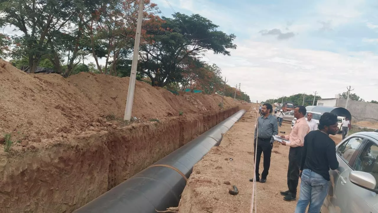 Godavari Drinking Water Project Phase-II & III To Be Completed By September 2027: HMWSSB MD Godavari Drinking Water Project Phase-II & III To Be Completed By September 2027: HMWSSB MD
