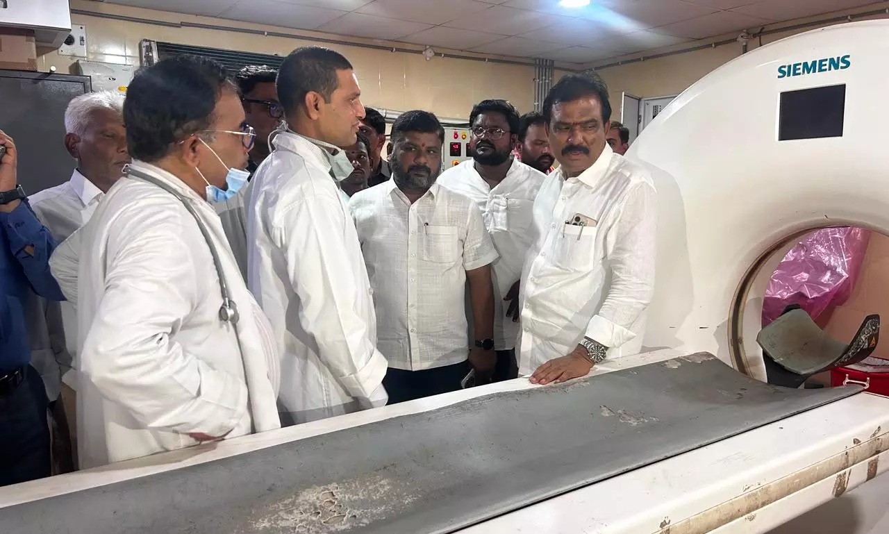 MLA Flags CT Scanner Failure at RIMS