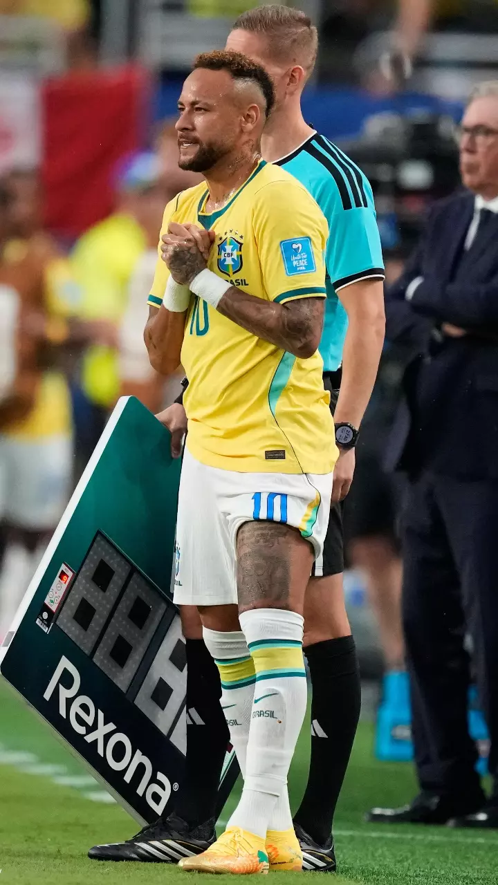 Neymar Makes First Appearance For Brazil Since 2023