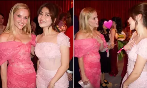 Adti Bhatia Meets Hollywood Star Reese Witherspoon at Elle Event in New York