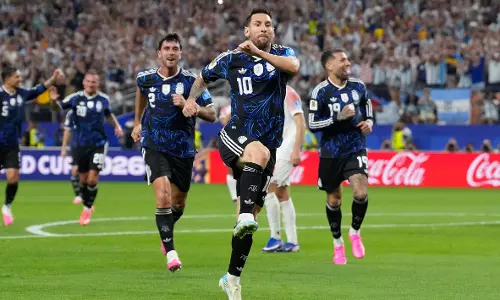 Messi Becomes First Player To Score in 7 Consecutive World Cup Matches Messi Becomes First Player To Score in 7 Consecutive World Cup Matches