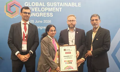 Amrita University Ranked 37th in the World in THE Sustainability Impact Ratings 2026 Amrita University Ranked 37th in the World in THE Sustainability Impact Ratings 2026