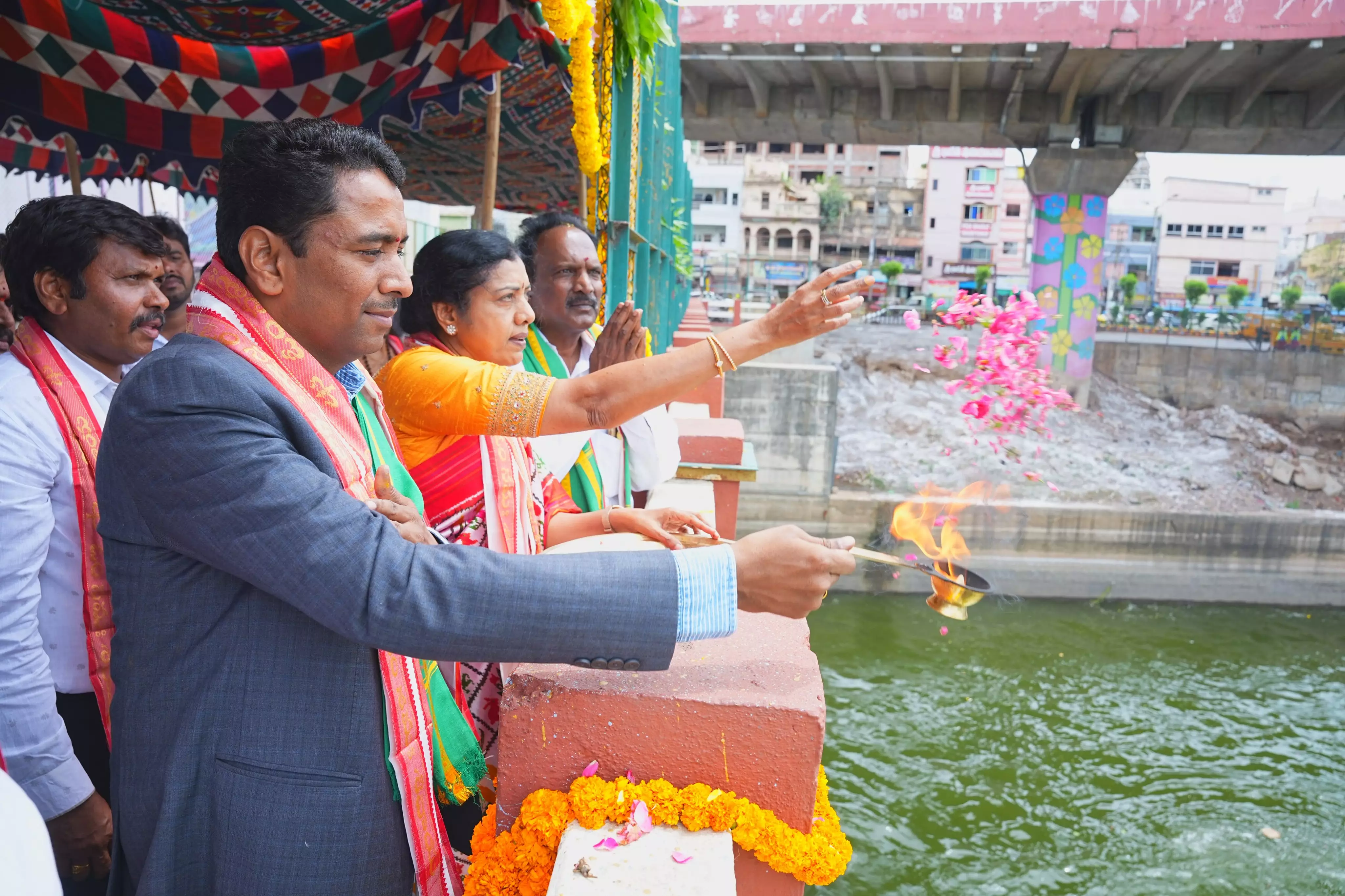 Krishna Water Released to Benefit 30 Lakh Delta Farmers Krishna Water Released to Benefit 30 Lakh Delta Farmers