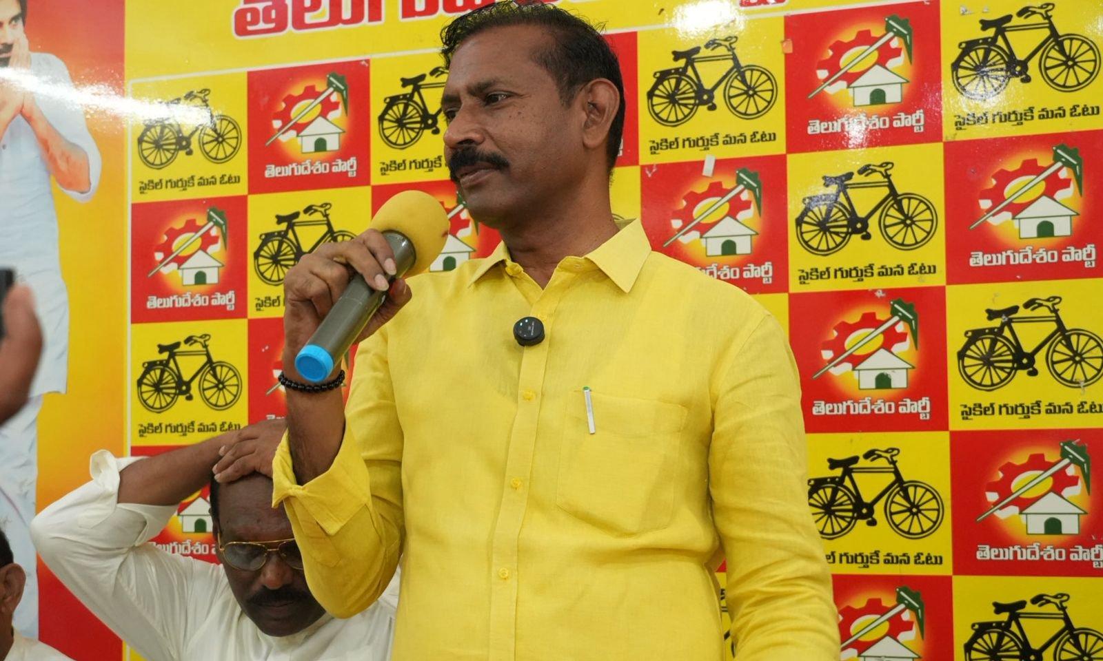 TDP’s Palla Srinivas Rao Criticises Jagan Over Amaravati Capital Issue