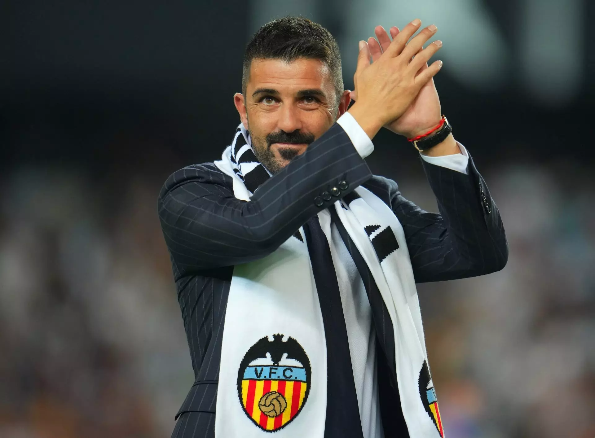 Spain Top Goal-Scorer David Villa Attends Teams Training Session Spain Top Goal-Scorer David Villa Attends Teams Training Session