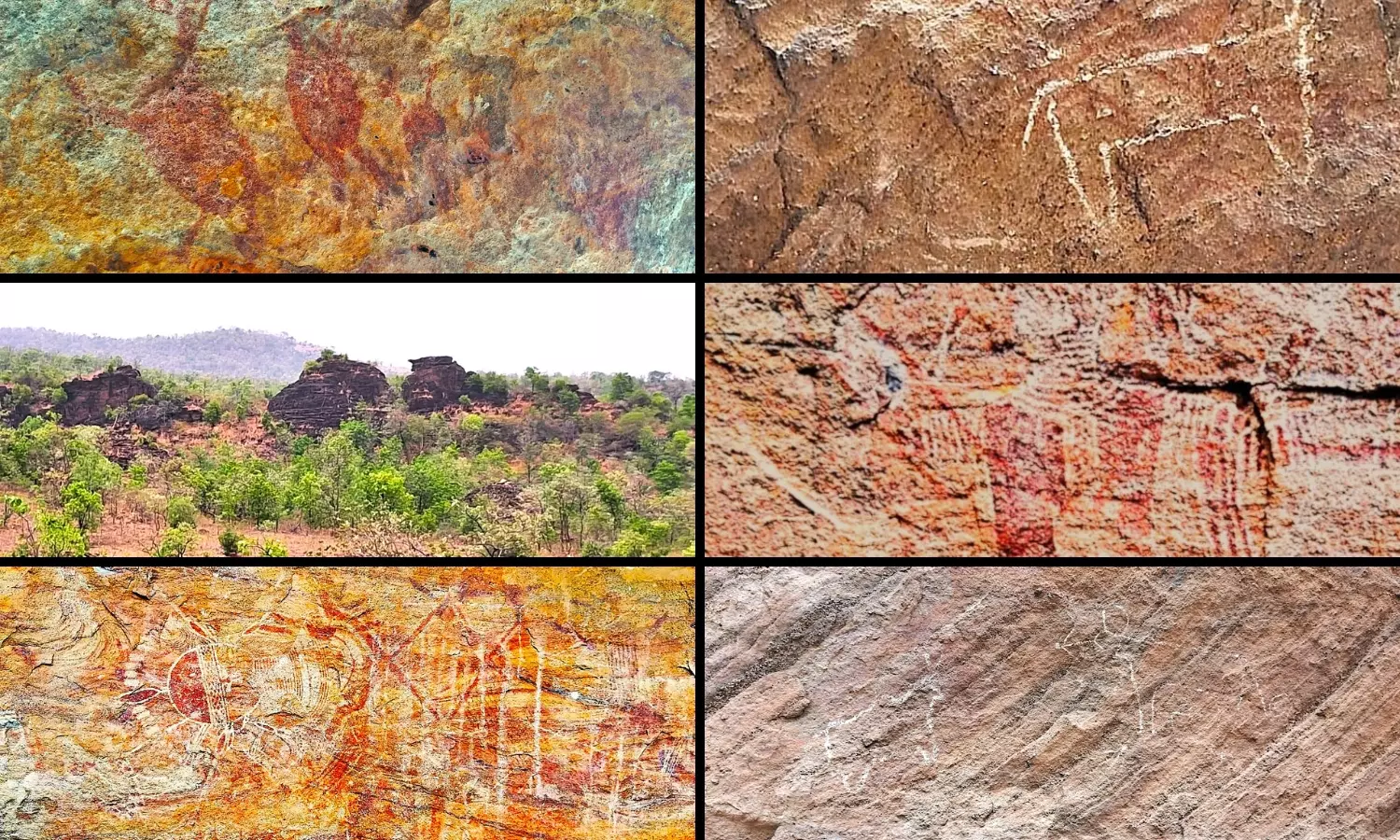 Rock Paintings Attest Telangana’s Ancient History Rock Paintings Attest Telangana’s Ancient History