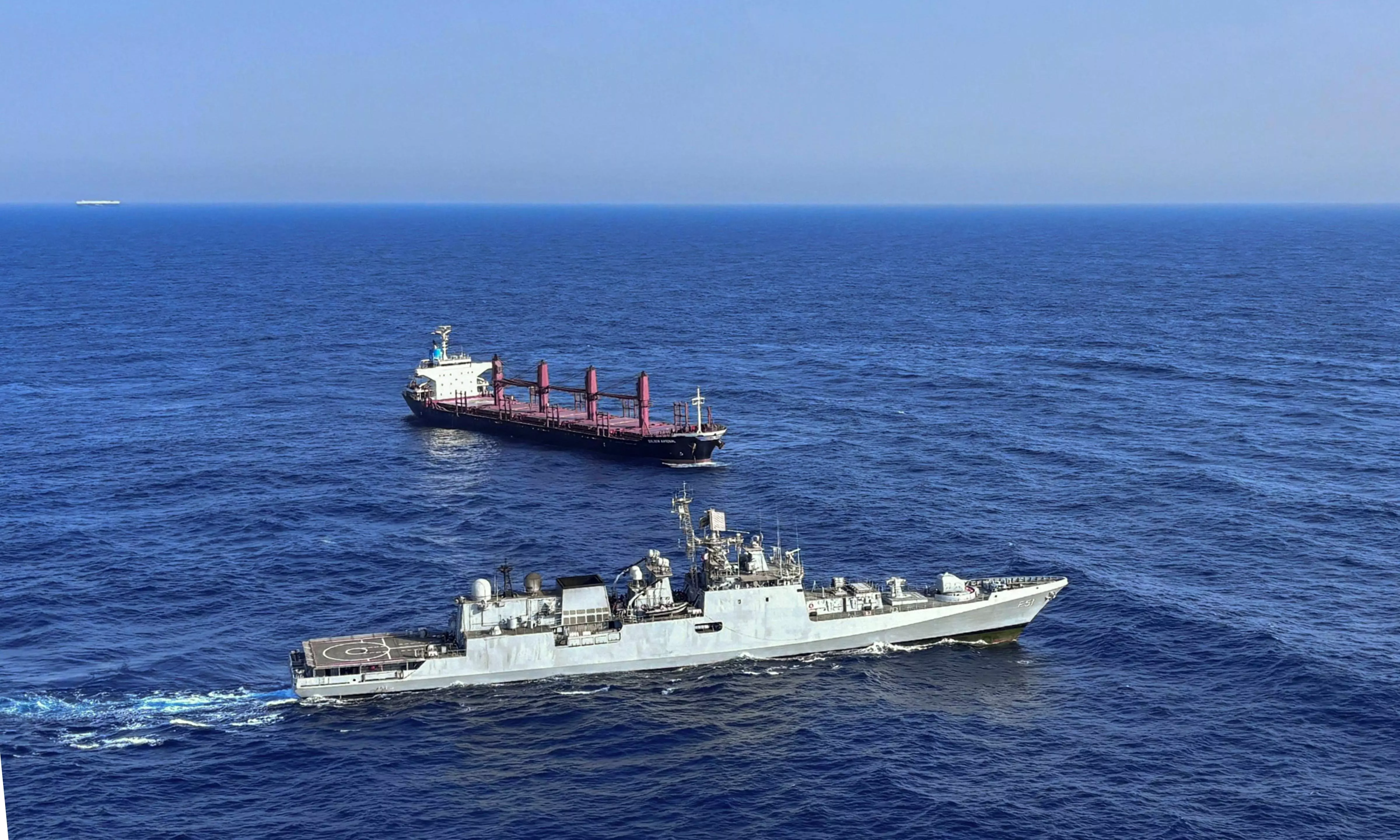 INS Trikand Foils Piracy Bid in Gulf of Aden INS Trikand Foils Piracy Bid in Gulf of Aden