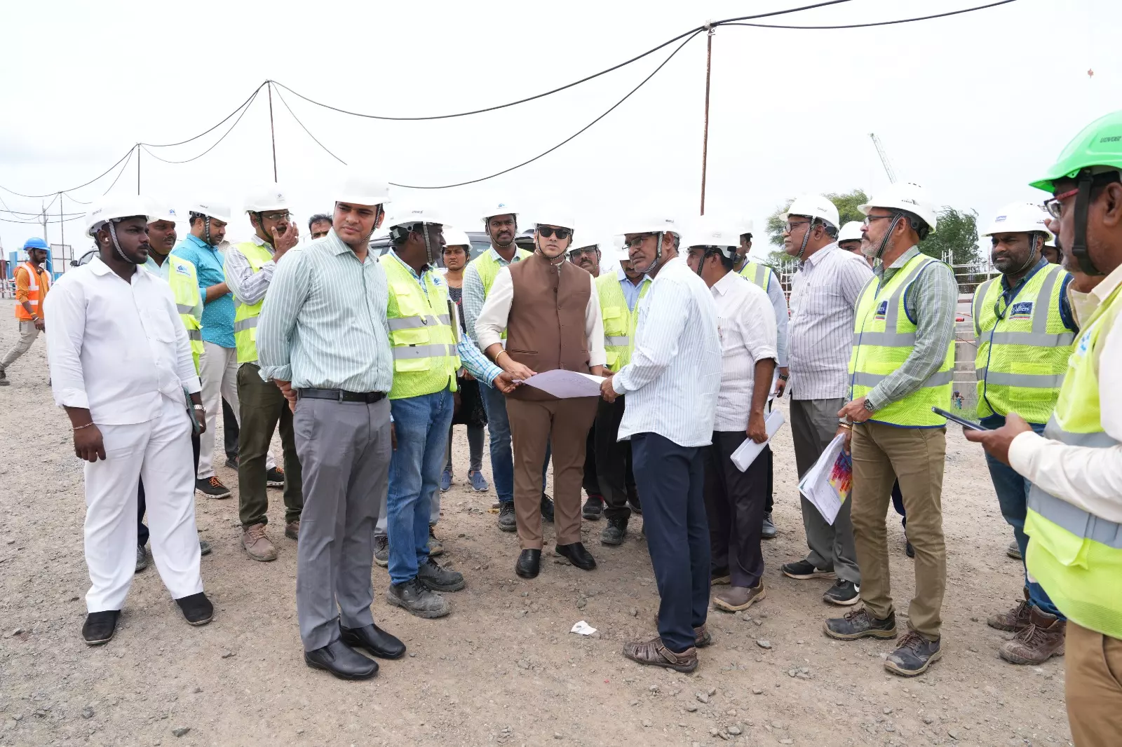APCRDA Chief Reviews Iconic Towers’ Progress in Amaravati APCRDA Chief Reviews Iconic Towers’ Progress in Amaravati
