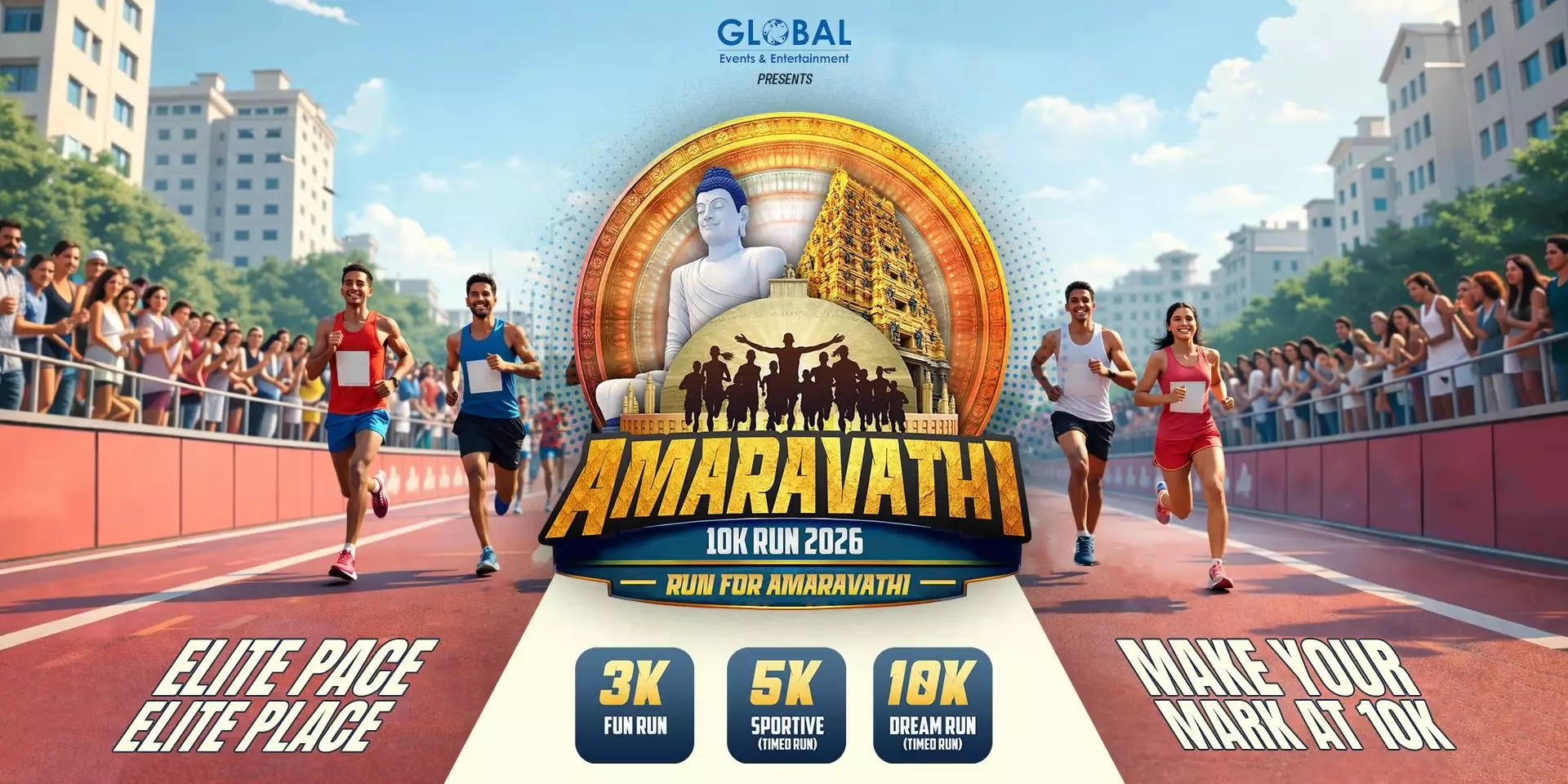 Amaravati 10K Run to Promote Fitness Culture Amaravati 10K Run to Promote Fitness Culture