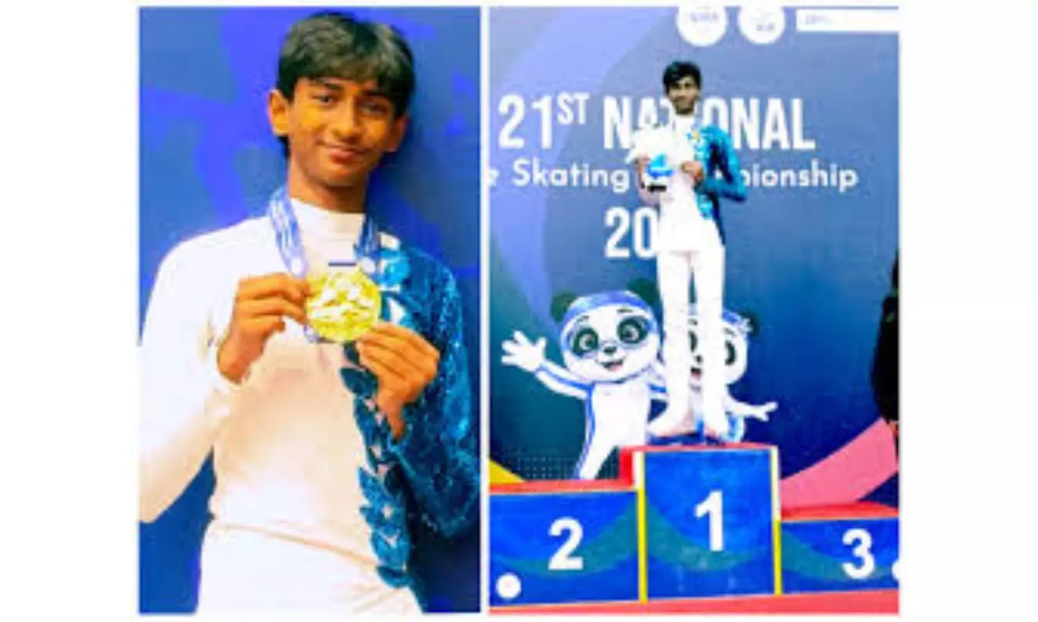 Andhra Skater Hasish Wins Gold At National Championship Andhra Skater Hasish Wins Gold At National Championship