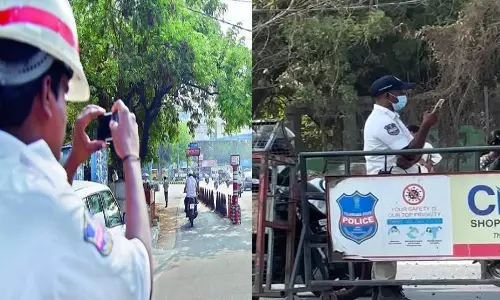 Hyderabad: Traffic Cops On Duty Caught Using Mobile Phones at Key Junctions