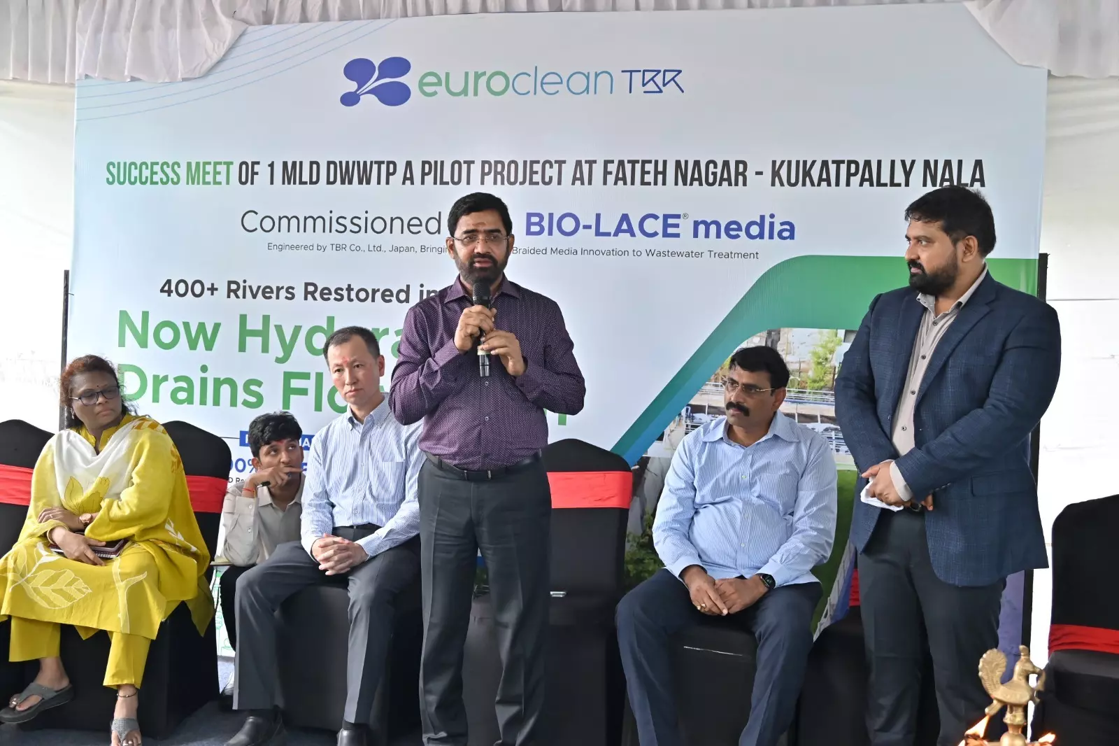India’s First Japanese Bio-Lace Tech Pilot Cuts Nala Water Pollution By 90% in City India’s First Japanese Bio-Lace Tech Pilot Cuts Nala Water Pollution By 90% in City