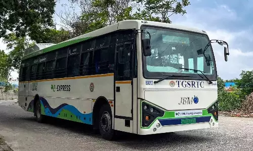 150 JBM Electric Buses Resume After Fitness Checks, Karimnagar E-Buses Stay Idle as Report Awaited 150 JBM Electric Buses Resume After Fitness Checks, Karimnagar E-Buses Stay Idle as Report Awaited