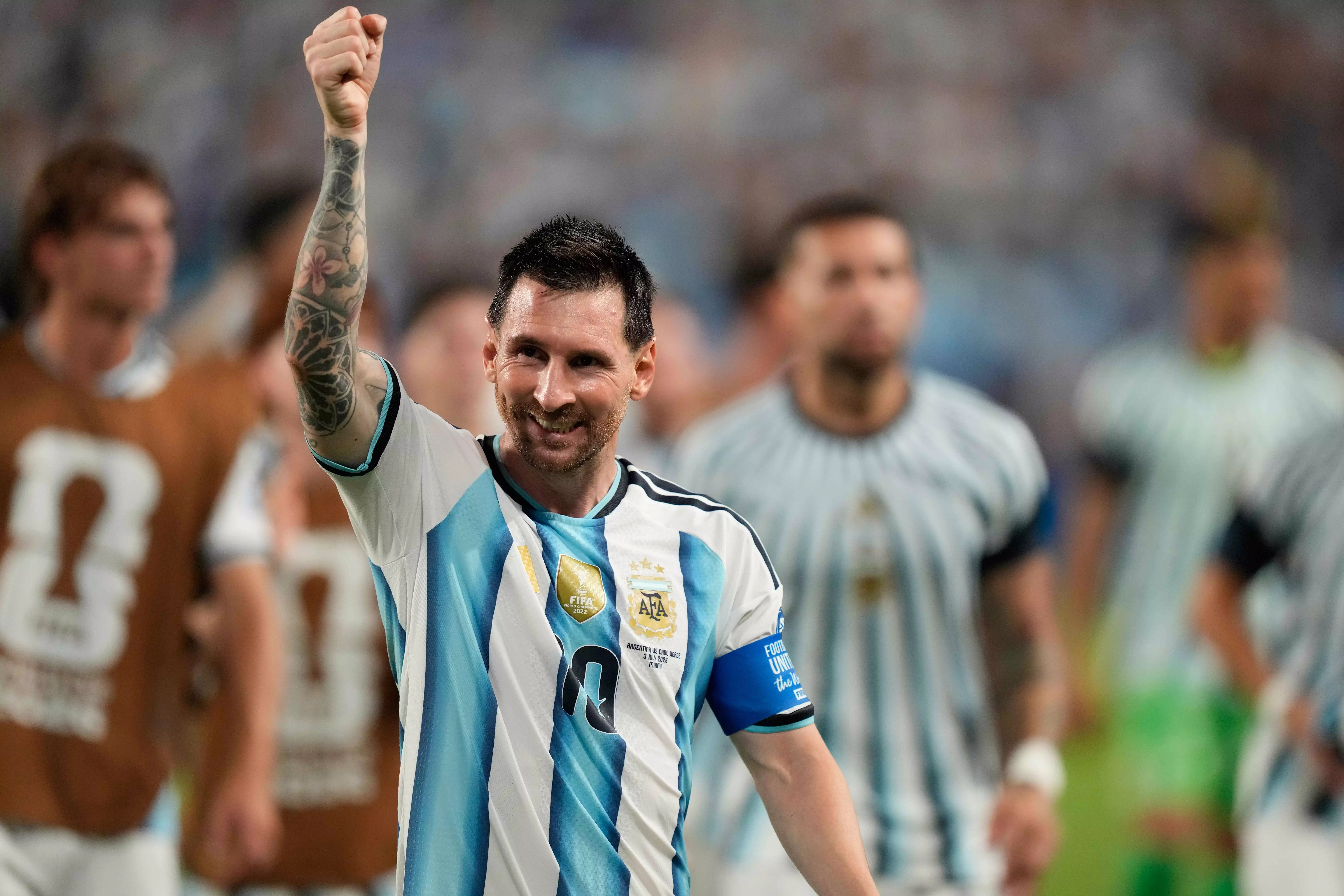 Messi ist der erste Spieler mit 30 Einsätzen bei der FIFA ...