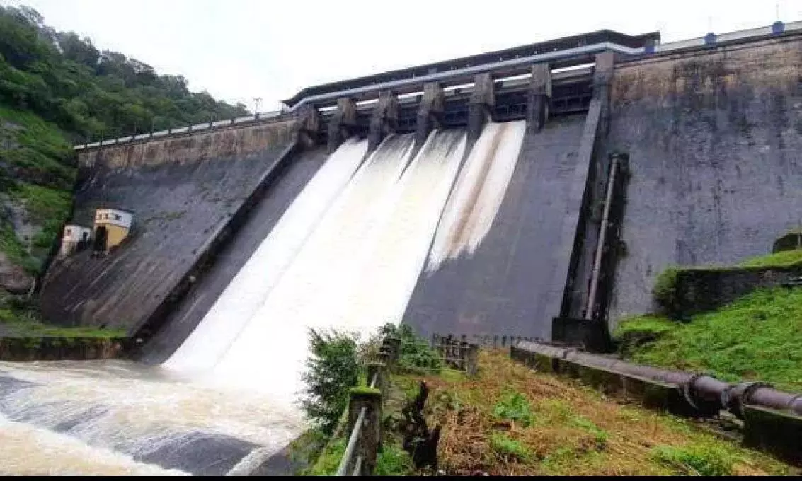 Kerala : Water From Pambla Dam Released Kerala : Water From Pambla Dam Released