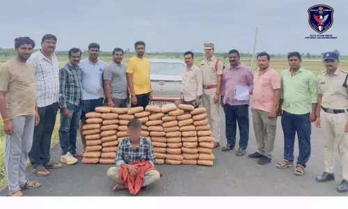 EAGLE Force Seizes 166 Kg Ganja From Odisha Man EAGLE Force Seizes 166 Kg Ganja From Odisha Man