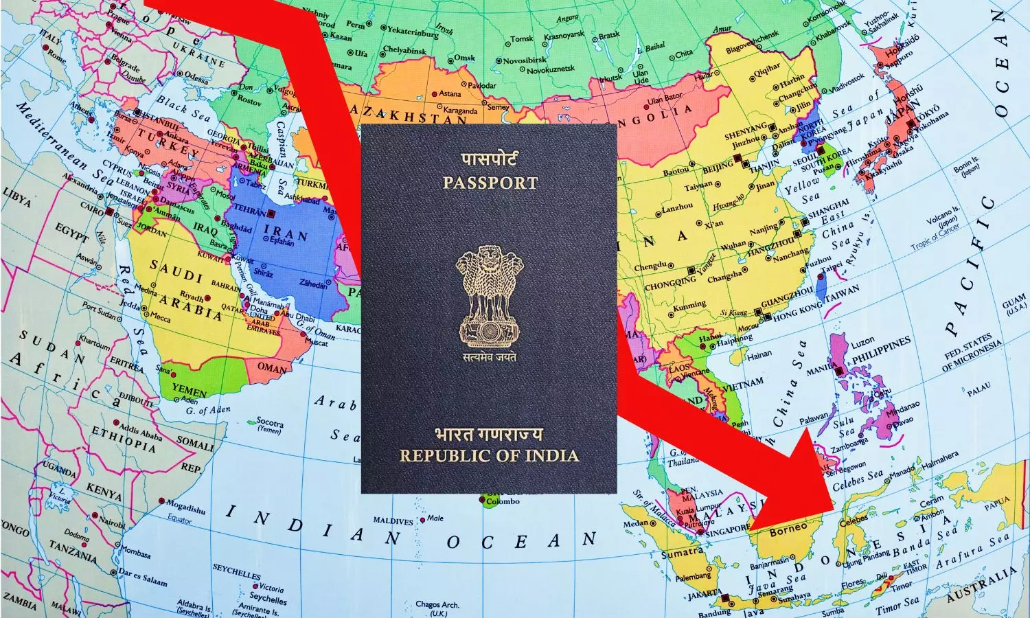 India ranks 125th in Global Passport Index 2026 India ranks 125th in Global Passport Index 2026