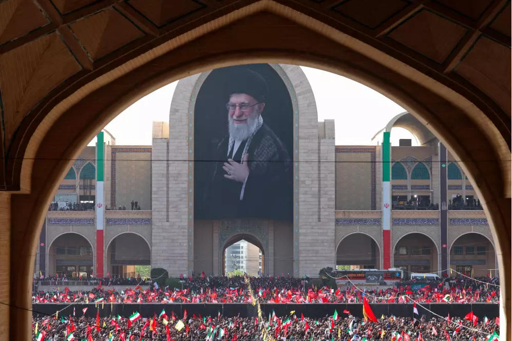 Khameneis Sons Skip Second-Day Funeral Prayers in Tehran Khameneis Sons Skip Second-Day Funeral Prayers in Tehran
