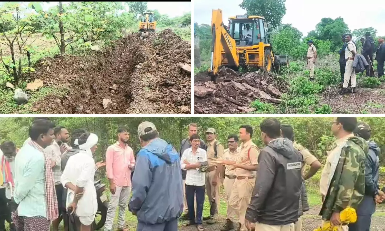 Podu Land Retrieval Triggers Fresh Standoff Between Farmers, Forest Officials Podu Land Retrieval Triggers Fresh Standoff Between Farmers, Forest Officials