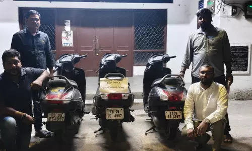Three Held in Hyderabad for Using Same Registration Number on Multiple Two-Wheelers