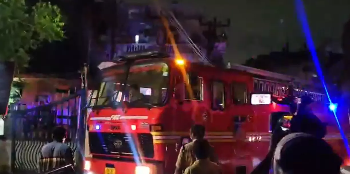 Fire Breaks Out at Nampally Criminal Court; No Casualties Fire Breaks Out at Nampally Criminal Court; No Casualties