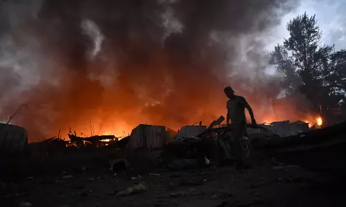 Russian Missile and Drone Attack on Kyiv Kills At Least 7 Russian Missile and Drone Attack on Kyiv Kills At Least 7