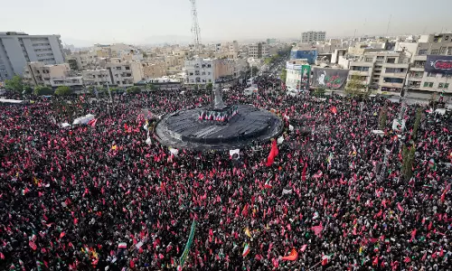 Iran Begins Procession Through Tehran for Khameneis Funeral Iran Begins Procession Through Tehran for Khameneis Funeral
