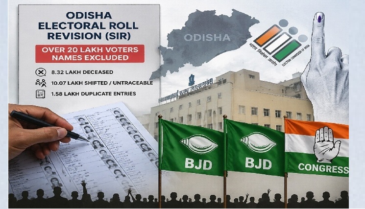 Odisha : Electoral Roll Cleanup Opens New Political Front Ahead Of Rural Polls