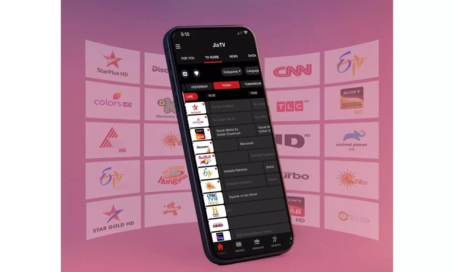 Jio Brings 1,000+ Live TV Channels to Mobile Users Jio Brings 1,000+ Live TV Channels to Mobile Users