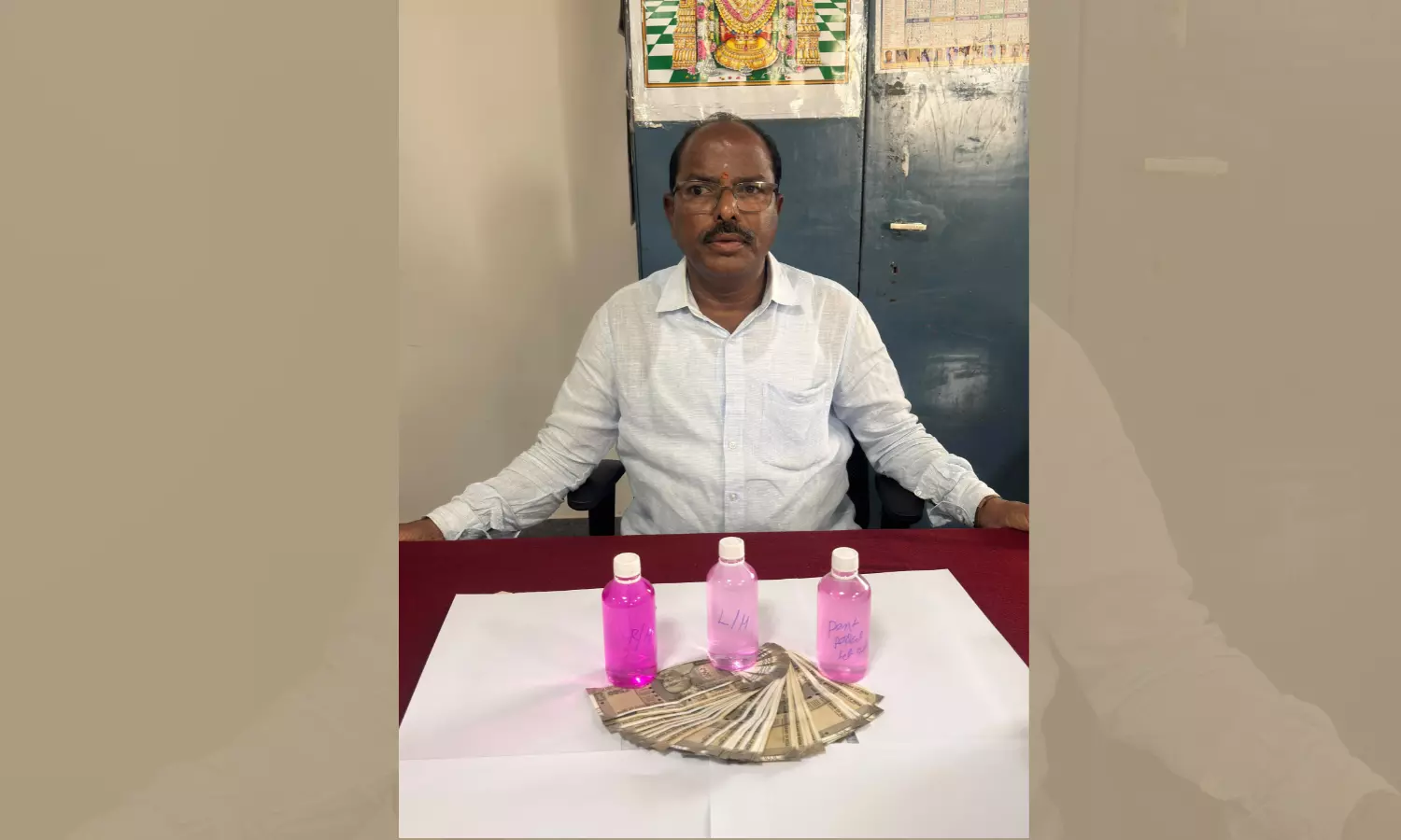 Mahabubnagar Survey and Land Records Superintendent Held in Bribe Case Mahabubnagar Survey and Land Records Superintendent Held in Bribe Case